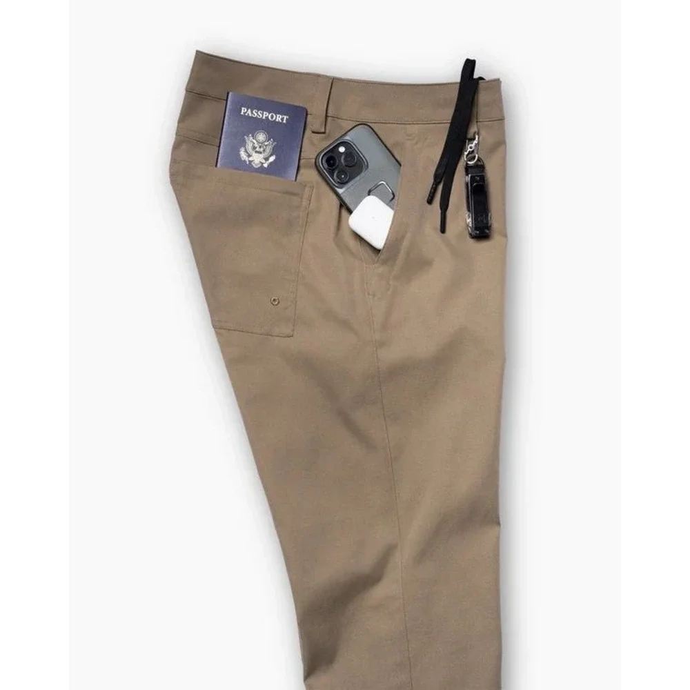 KETL Mountain Tomfoolery Chino Travel Pants Pants Brown Size 34L New With Tags